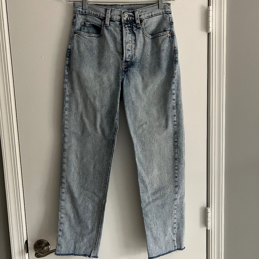 Old Navy Extra High Rise Straight Jeans - Size 4